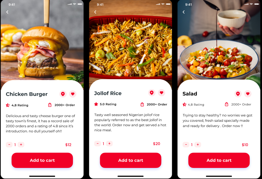 Food Delivery app